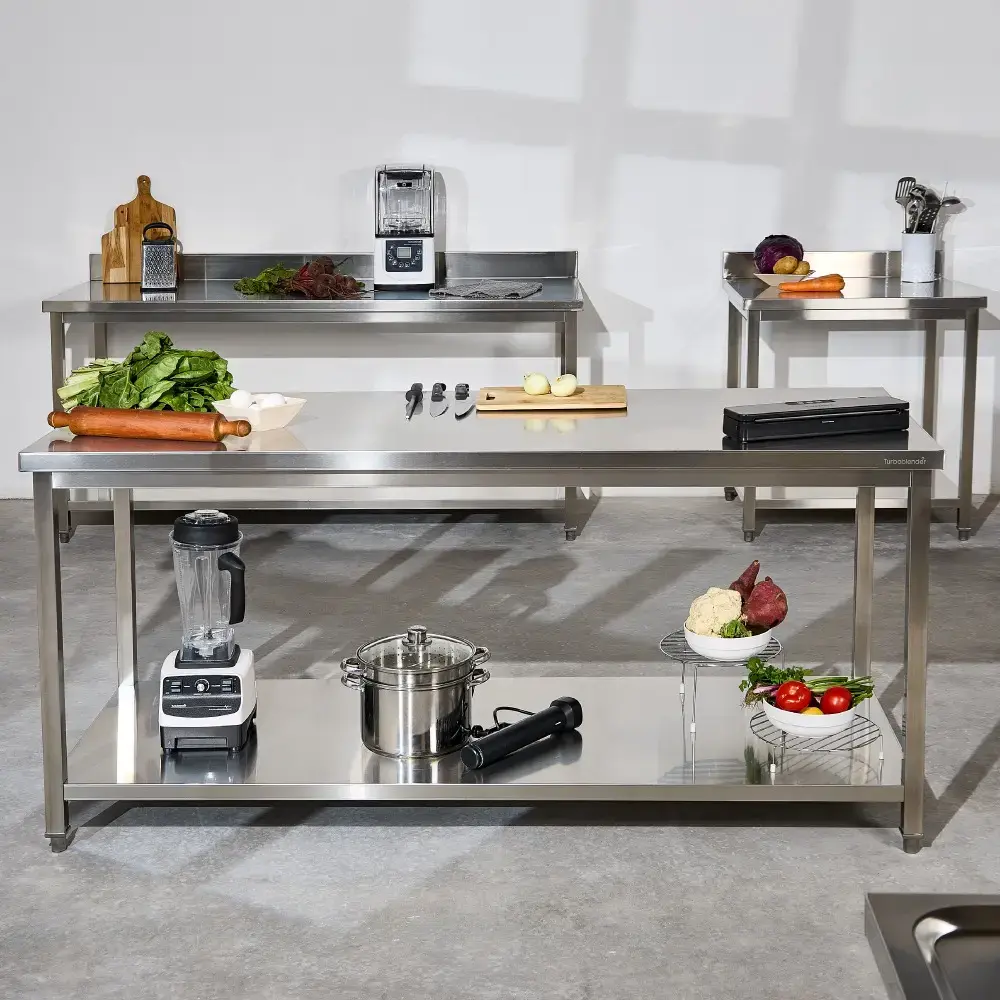 Mesa de Trabajo Turboblender 150cm Acero Inoxidable - Image 3