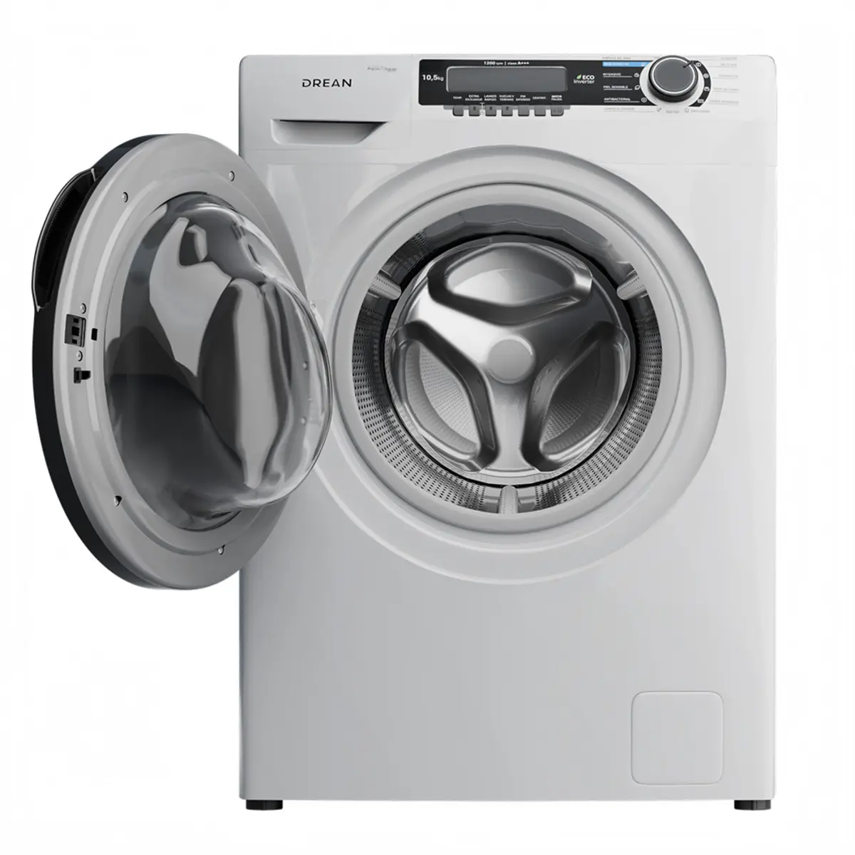 Lavarropas Drean Ecoinverter 10,5 Kg 1200 RPM - LCFDR1012SB0 - Image 4