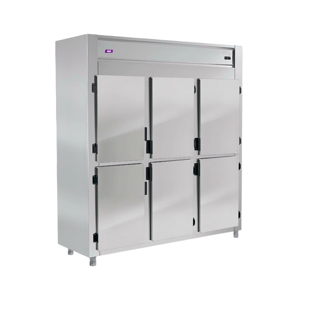 Heladera Comercial INR 6-Puertas Acero Inox