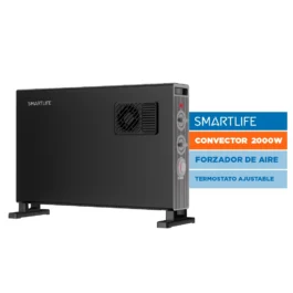 Calefactor Electrico Smartlife 2000W  Forzador + Timer