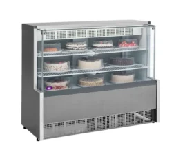 Vitrina Refrigerada INR Frío Estático 1,4m Simil Inox