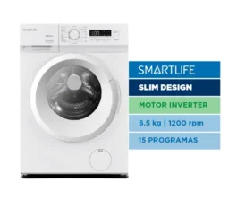 Lavarropas Smartlife Inverter  6.5 kg – 1200 rpm  SL-WM26I0651200W