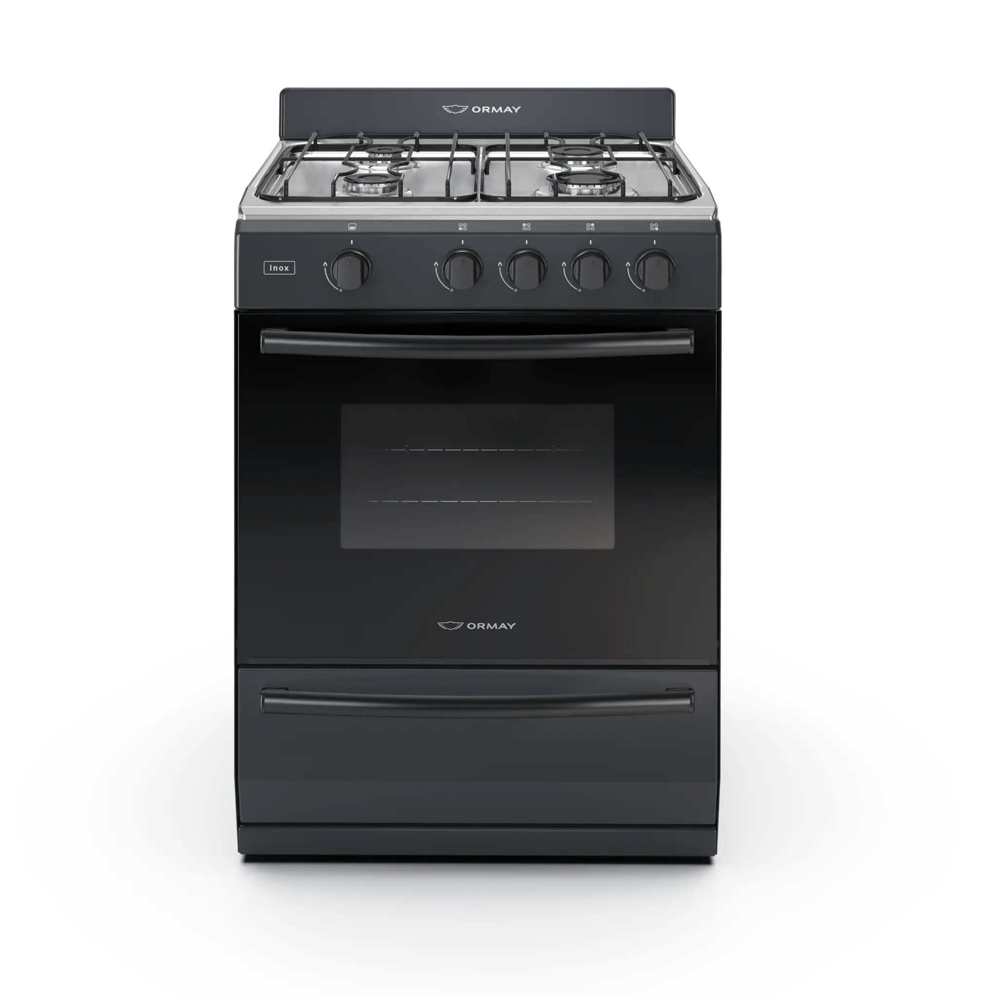 Cocina Ormay Inox Negra